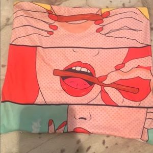 Pillow case without filling